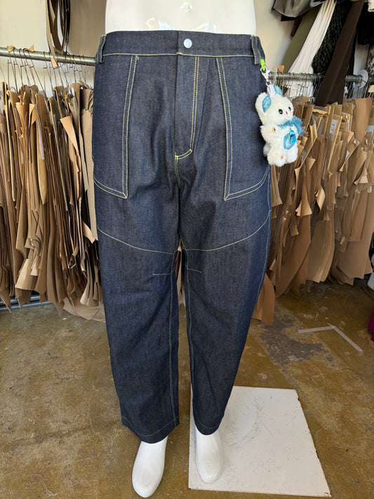 SS21 OVERLAY DENIM PANT