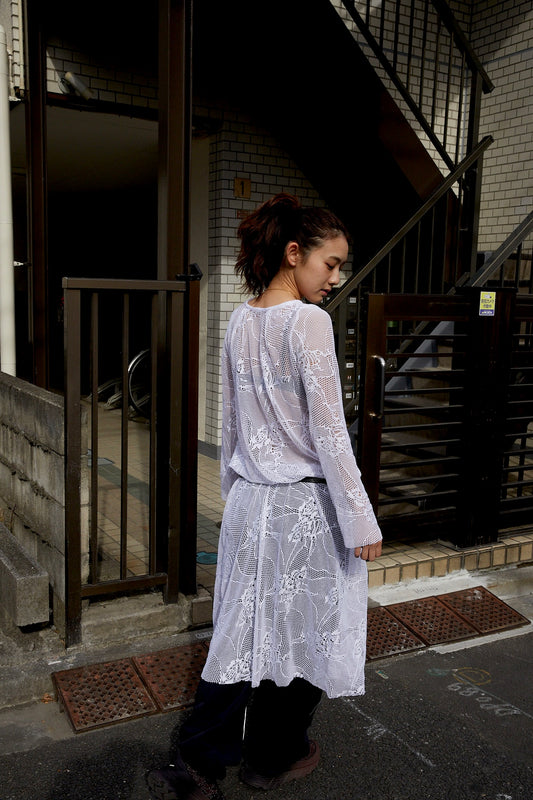 WHITE SPIDER DRESS