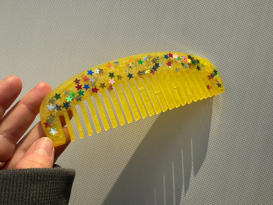 PINEAPPLE GLITTER COMB