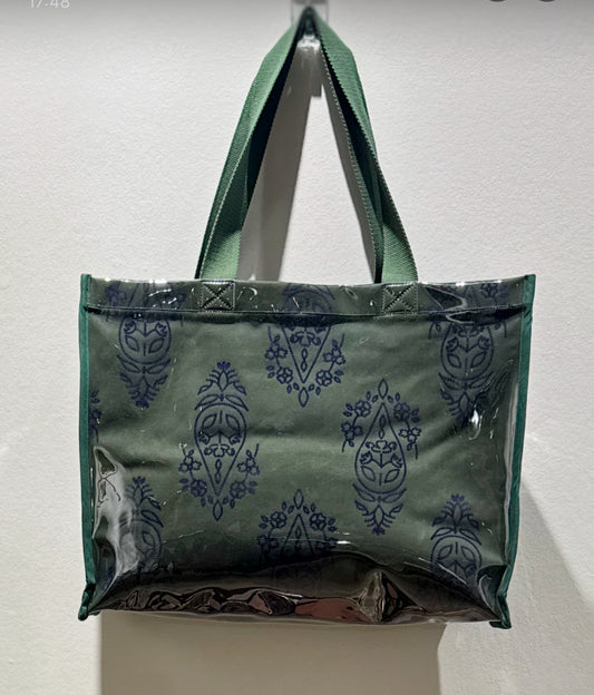 FLOCKED HALLEY STEALTH TOTE