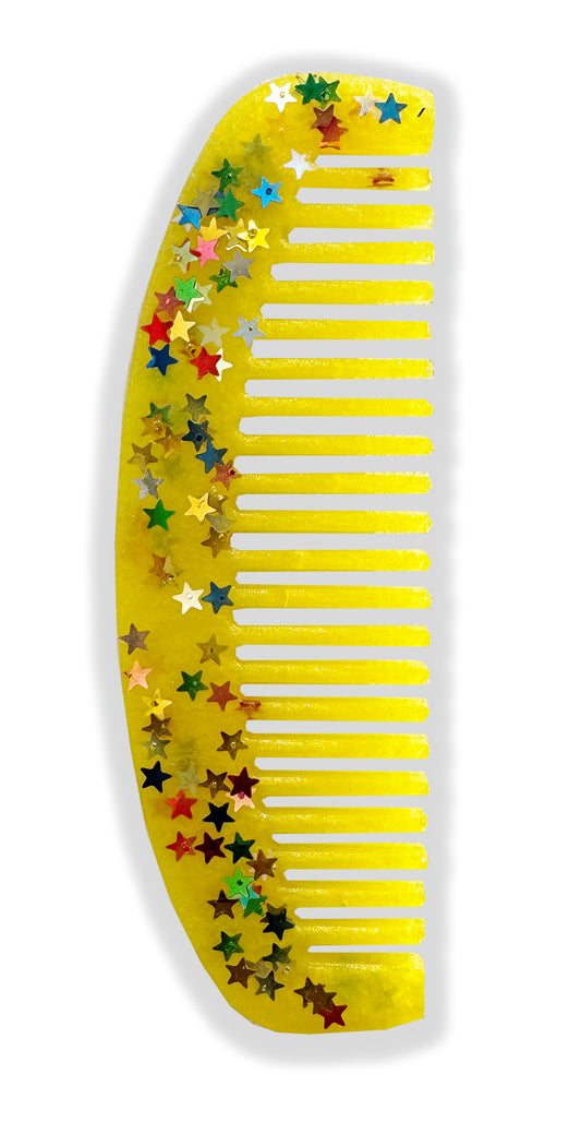 PINEAPPLE GLITTER COMB